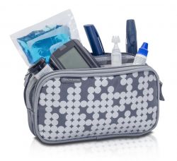 Penál pro přenos diabetického příslušenství a osobních věcí.
