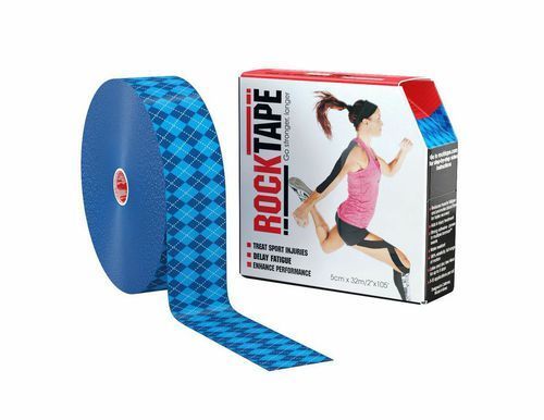 Kineziologický tejp RockTape Bulk - Romby modré 32 m