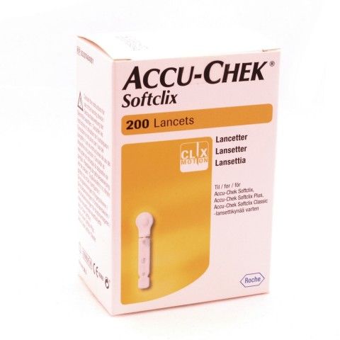 Lancety Accu - Chek Softclix - 200 ks Roche