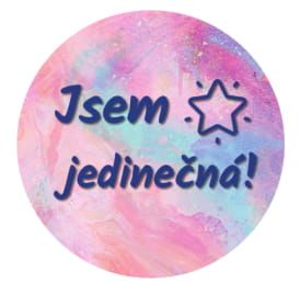 Nálepka na senzor Freestyle Libre - Jsem jedinečná
