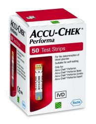 Testovací proužky Accu - Chek Performa pro měření glykémie
