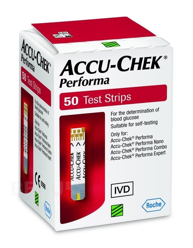 Testovací proužky Accu - Chek Performa pro měření glykémie ROCHE