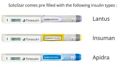 Timesulin SoloStar - uzávěr pro jednorázové inzulínové pero