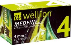 Wellion Inzulínové jehly MedFine délka 4mm