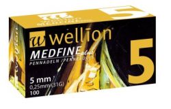 Wellion Inzulínové jehly MedFine délka 5mm