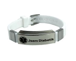 Zapínací náramek Jsem diabetik Dia-way