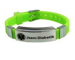 Zapínací náramek Jsem diabetik Dia-way