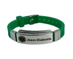 Zapínací náramek Jsem diabetik Dia-way