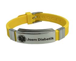 Zapínací náramek Jsem diabetik Dia-way