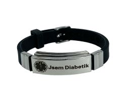 Zapínací náramek Jsem diabetik Dia-way