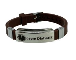 Zapínací náramek Jsem diabetik Dia-way