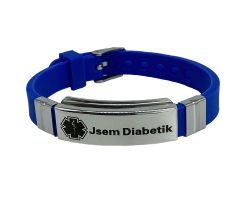 Zapínací náramek Jsem diabetik Dia-way