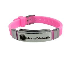 Zapínací náramek Jsem diabetik Dia-way