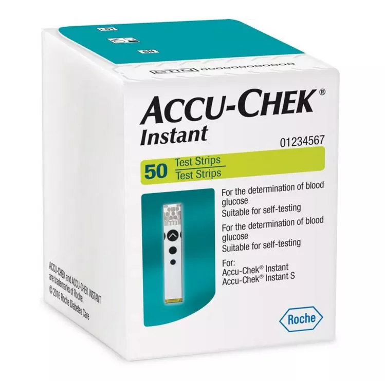 Testovací proužky Accu-Chek Instant pro měření glykémie, 50 ks Roche