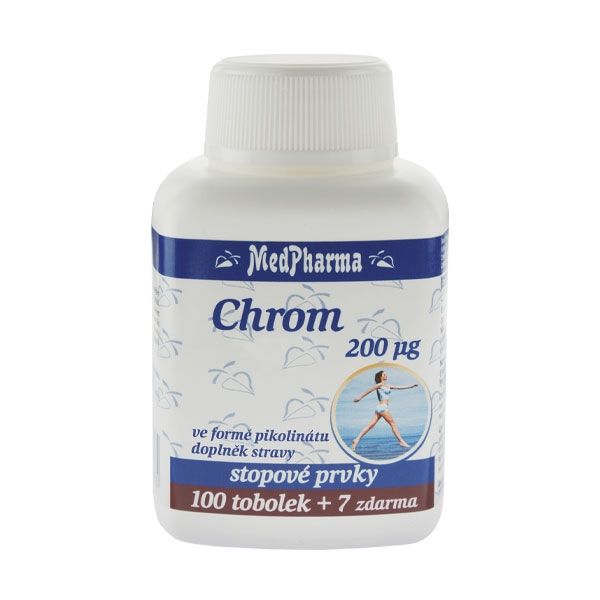 Chrom 200 µg – ve formě pikolinátu Medpharma