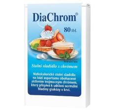 DiaChrom nízkokalorické sladidlo 80 tablet