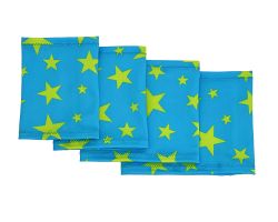 Elastický návlek na ruku - Hvězdy -  Světle modré pozadí | Velikost 17 - 22 cm, Velikost 20 - 26 cm, Velikost 25 - 30 cm, Velikost 28 - 36 cm