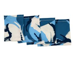 Elastický návlek na ruku - Modrý vojenský potisk  | Velikost 17 - 22 cm, Velikost 20 - 26 cm, Velikost 25 - 30 cm