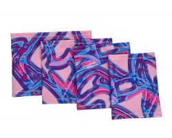 Elastický návlek na ruku - Neonově růžové olejové skvrny  | Velikost 17 - 22 cm, Velikost 20 - 26 cm, Velikost 25 - 30 cm, Velikost 28 - 36 cm