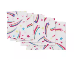 Elastický návlek na ruku - Padající hvězdy na bílém pozadí | Velikost 14 - 17 cm, Velikost 17 - 22 cm, Velikost 20 - 26 cm, Velikost 25 - 30 cm, Velikost 28 - 36 cm