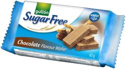 Gullón Chocolate wafer Oplatky plněné čokoladovým krémem, bez cukru, se sladidly 60 g