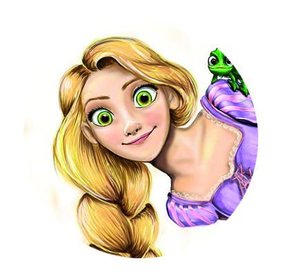 Nálepka na senzor Freestyle Libre - Rapunzel